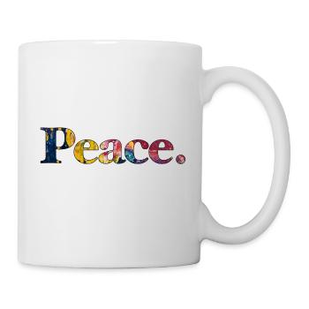 Frieden Paix - Mug blanc - blanc - Droite
