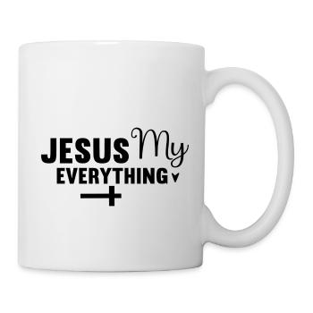 Jesus My Everything - Tasse - Weiß - Rechts