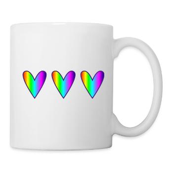 HEART. HEARTS. SAINT VALENTINE. LOVE. LOVE. COUPLE - Mug - white - Right