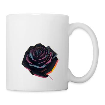 Abstract Rose - Mug - white - Right