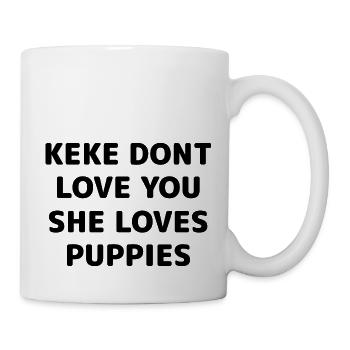 Hund Chien - Mug blanc - blanc - Droite
