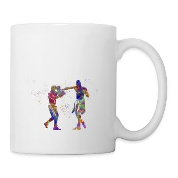 Watercolor boxer - Mug - white - Right