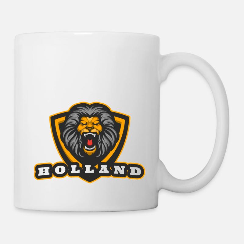 Holland, the Dutch lion - Mug - white