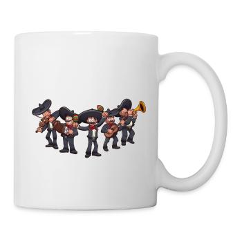 Cartoon Mariachi Band - Mug - white - Right