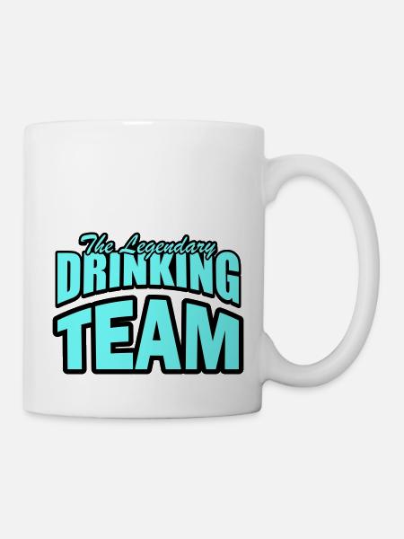 drinking team - Tasse - Weiß