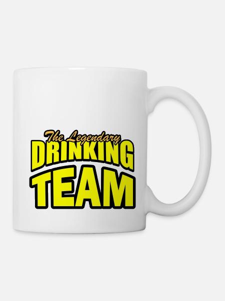 drinking team - Tasse - Weiß