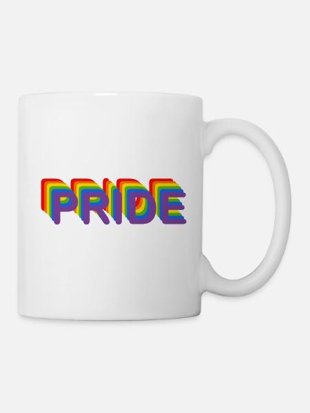 Pride! - Tasse - Weiß