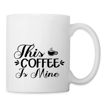 Ce café est à moi - Mug blanc - blanc - Droite