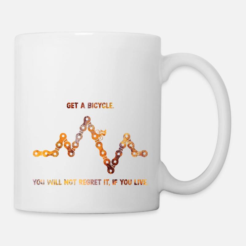 Get a Bicycle - Mug - white