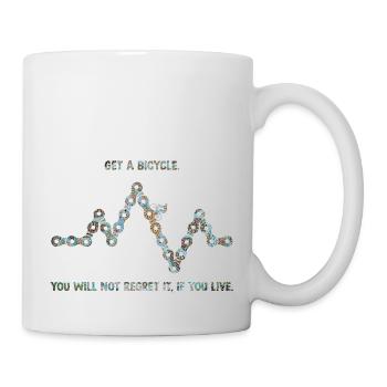 Get a Bicycle - Mug - white - Right