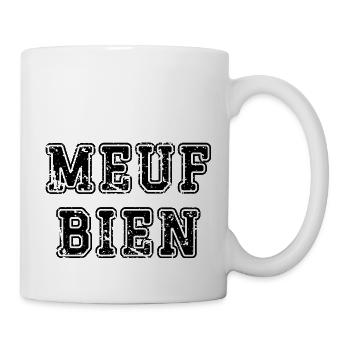 meuf bien - Mug blanc - blanc - Droite