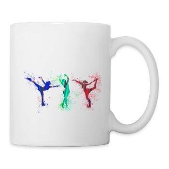 Patinage sur glace,Patinage artistique,Patineur artistique,Graffiti - Mug blanc - blanc - Droite