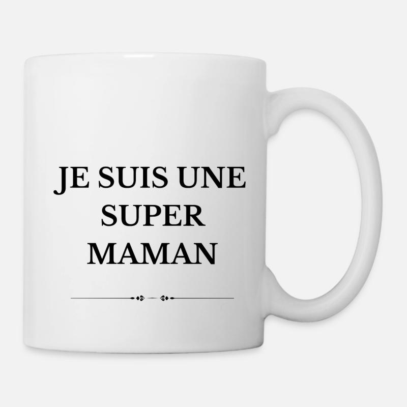 Je suis une super maman - Mug blanc - blanc