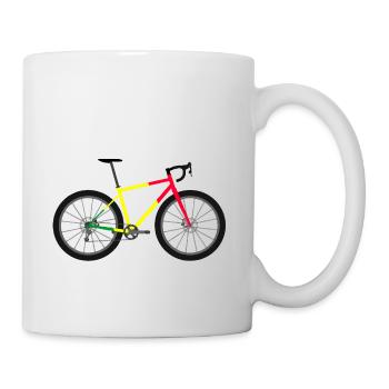 Gravelbike Rasta Drop Bar - Mug blanc - blanc - Droite