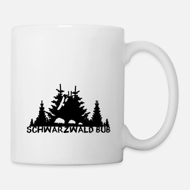 bub ,schwarzwald ,Jäger,wald,schwarzwald bub - Tasse - Weiß