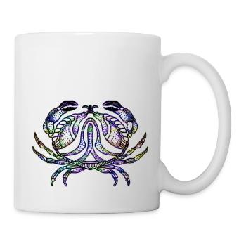 Krebs - Tasse - Weiß - Rechts