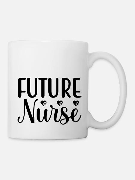 Future Nurse - Tasse - Weiß