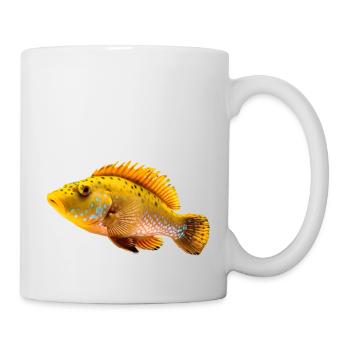 Der Leopard Korallenfisch hat giftige Stacheln - Tasse - Weiß - Rechts