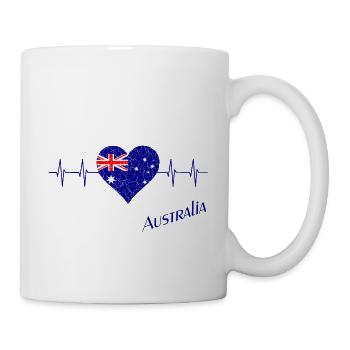 Australien - Tasse - Weiß - Rechts