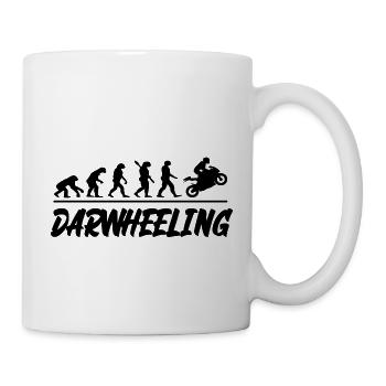 DARWHEELING - Mug blanc - blanc - Droite