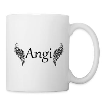 Angi - Angela - Angelina - Angelika - Engel - Mug - white - Right
