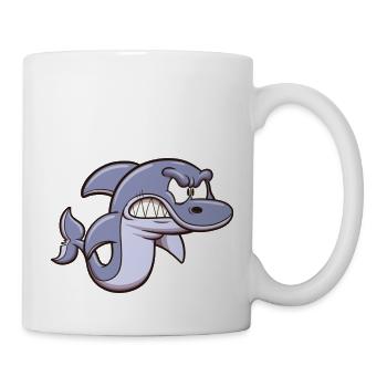 Angry Shark - Mug - white - Right