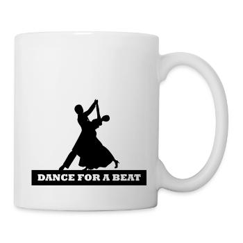 Dancing Dance Music - Tasse - Weiß - Rechts