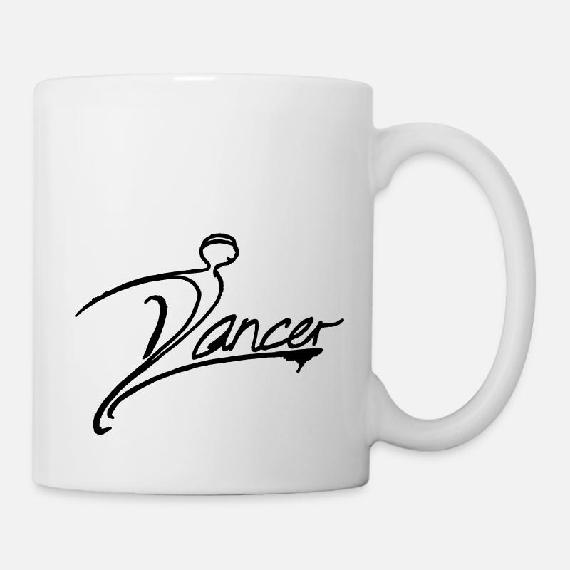 DANCER in black - Mug - white
