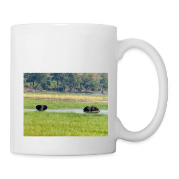 Landscape in Chobe National Park on Sedudu Island - Mug - white - Right