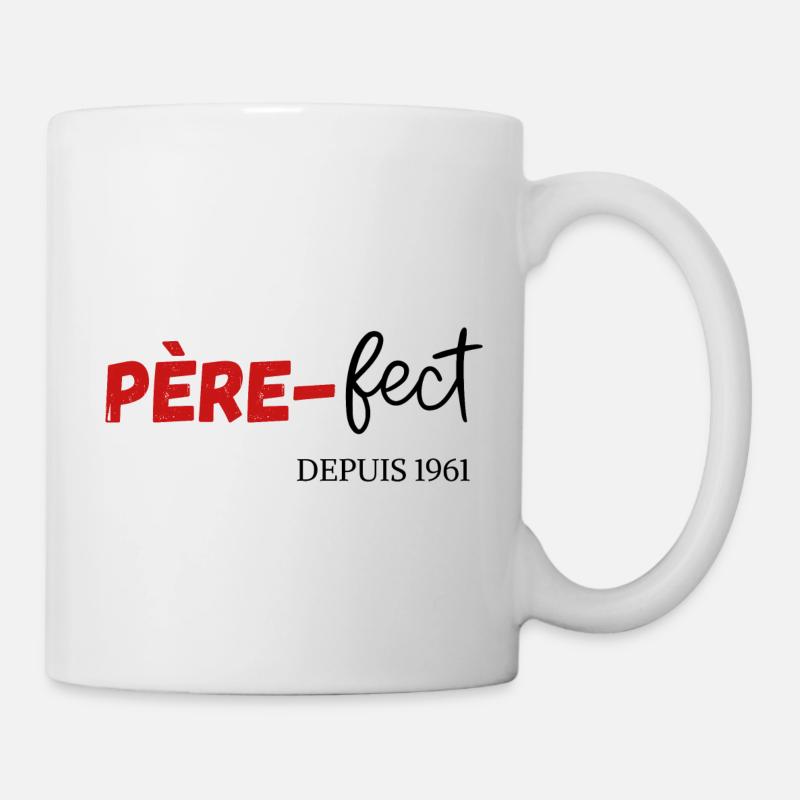 Père fect Depuis 1961 - Mug blanc - blanc