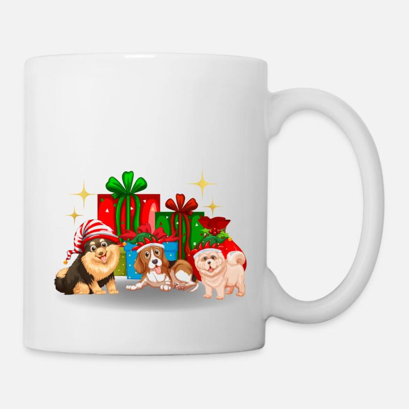 Frohe Weihnachten - Tasse - Weiß