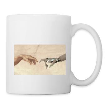 Hand des Roboters, - Tasse - Weiß - Rechts