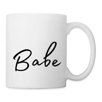 Babe - Tasse - Weiß - Rechts