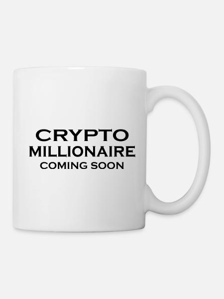 Crypto Bitcoin Trading - Tasse - Weiß