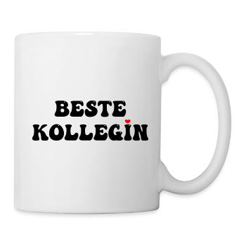Beste Kollegin Geschenkidee - Tasse - Weiß - Rechts