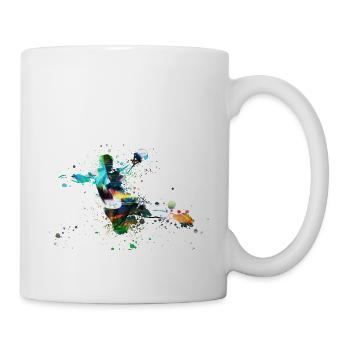 Handball, handballer, Beachhandball,Graffiti - Tasse - Weiß - Rechts