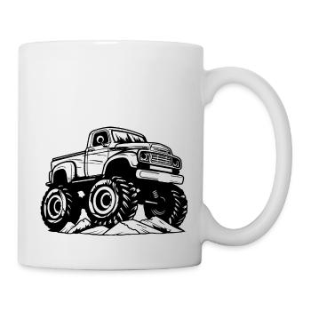 Monster Truck Monster Truck Lover Fan - Mug blanc - blanc - Droite
