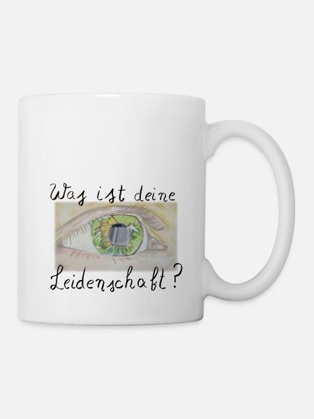 Was ist deine Leidenschaft -Musik - Tasse - Weiß