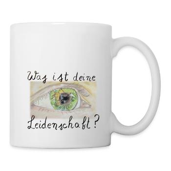 Was ist deine Leidenschaft - Kaffee - Tasse - Weiß - Rechts