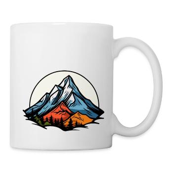 Alps Mountains Symbol - Mug - white - Right