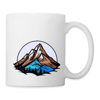 Alps Mountains Symbol - Mug - white - Right