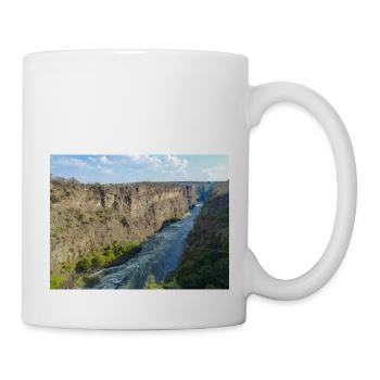 gorge near the Victoria Falls in Zimbabwe - Mug - white - Right