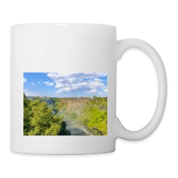Schlucht in der Nähe der Victoriafälle in Simbabwe - Tasse - Weiß - Rechts