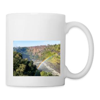 Schlucht in der Nähe der Victoriafälle in Simbabwe - Tasse - Weiß - Rechts