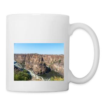 gorge near the Victoria Falls in Zimbabwe - Mug - white - Right