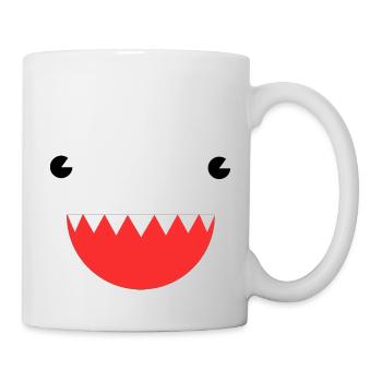 Shark face - Mug - white - Right