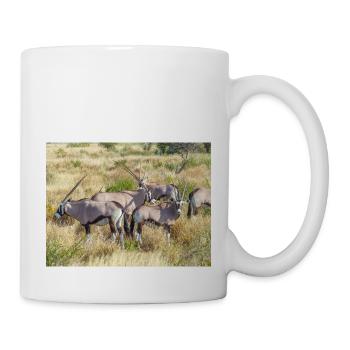 Oryx-Gemsbock-Antilope (Oryx gazella) - Tasse - Weiß - Rechts
