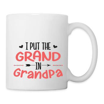 J’ai mis le Grand dans Grand-père - Mug blanc - blanc - Droite