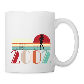 Vintage Birthday rétro sunset design - Mug blanc - blanc - Droite