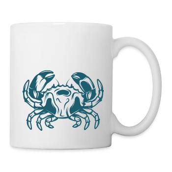 Meerestiere - Tasse - Weiß - Rechts